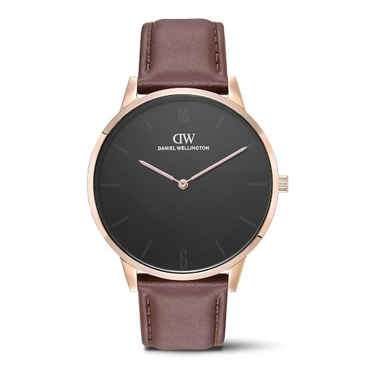 Daniel Wellington Round 42mm Black Dial Analog Men Watch - DW0DG2001