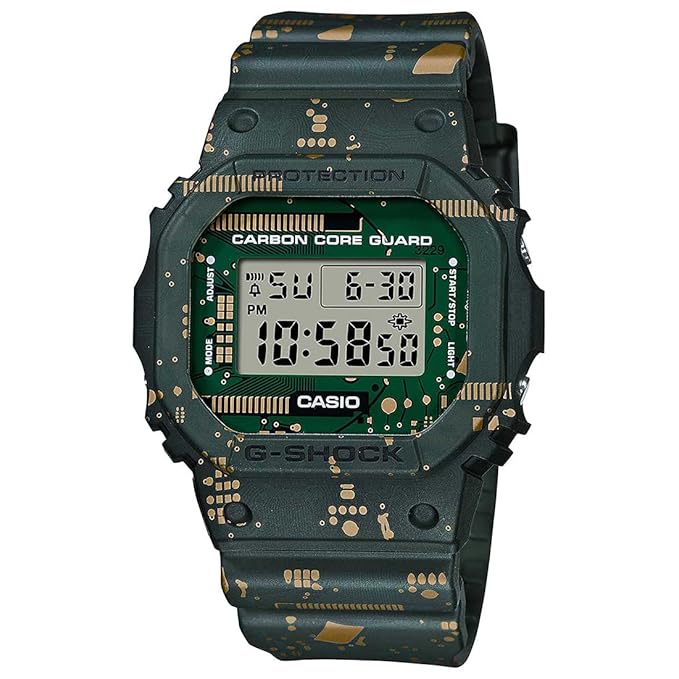 Casio G Shock Carbon Core Guard Digital Green Dial Men Watch - DWE-5600CC-3DR (G1064)