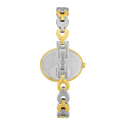 TIMEX Fria White Oval Dial Analog Women's Watch - TWEL24000
