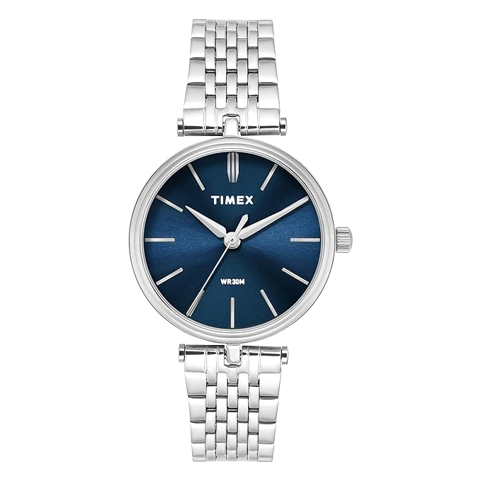 TIMEX Analog Watch for Woman with Round Dial & Water Resistant TWTL14002