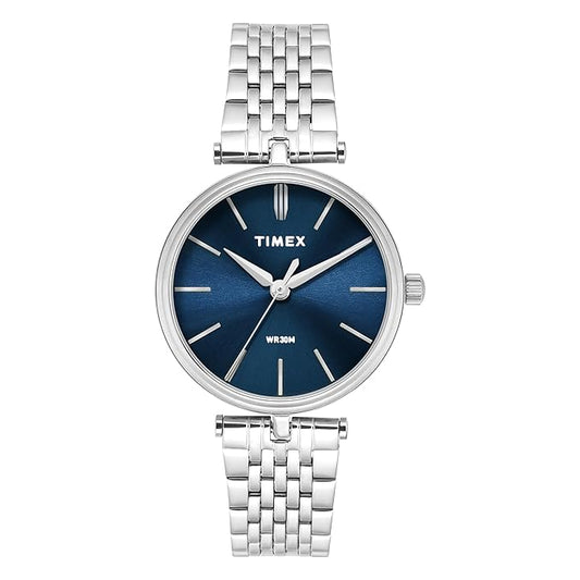 TIMEX Analog Watch for Woman with Round Dial & Water Resistant TWTL14002