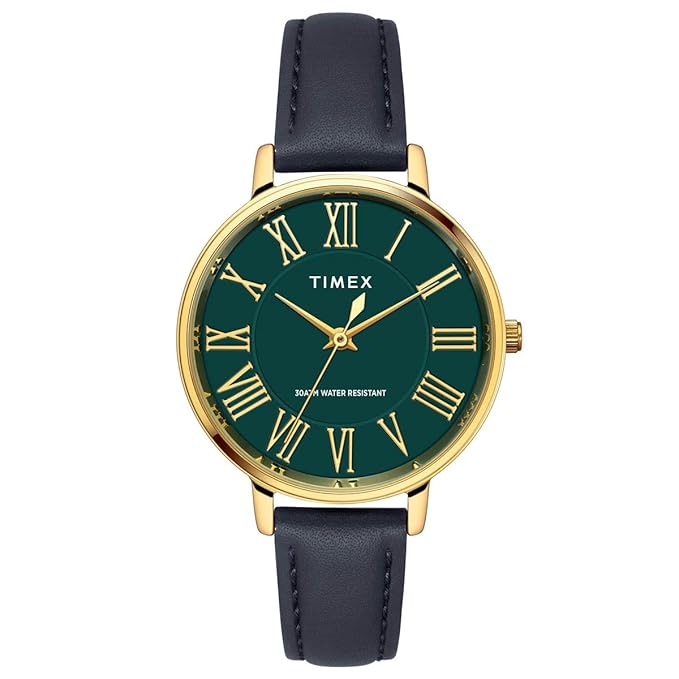 TIMEX Analog Watch for Women with Round Dial TWEL19104