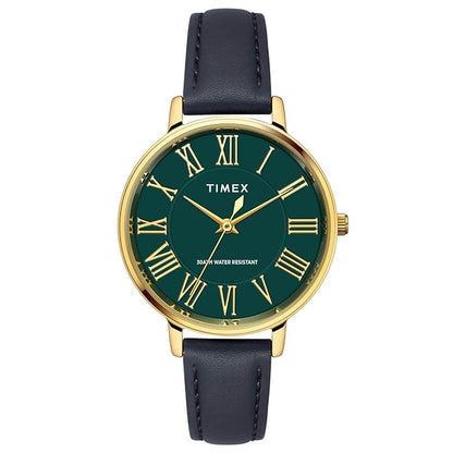 TIMEX Analog Watch for Women with Round Dial TWEL19104