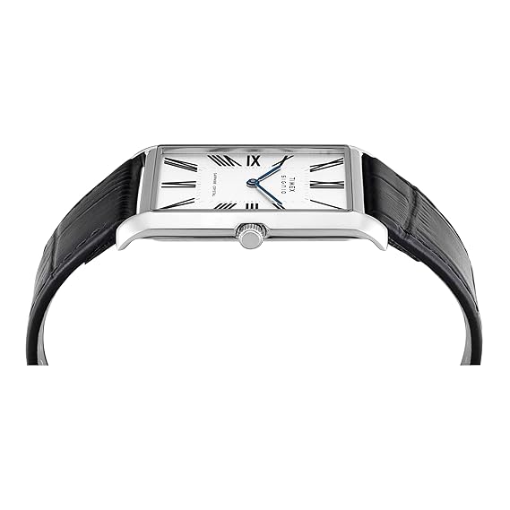 Timex Signio Rectangle 28mm Silver Dial Analog Men Watch - i