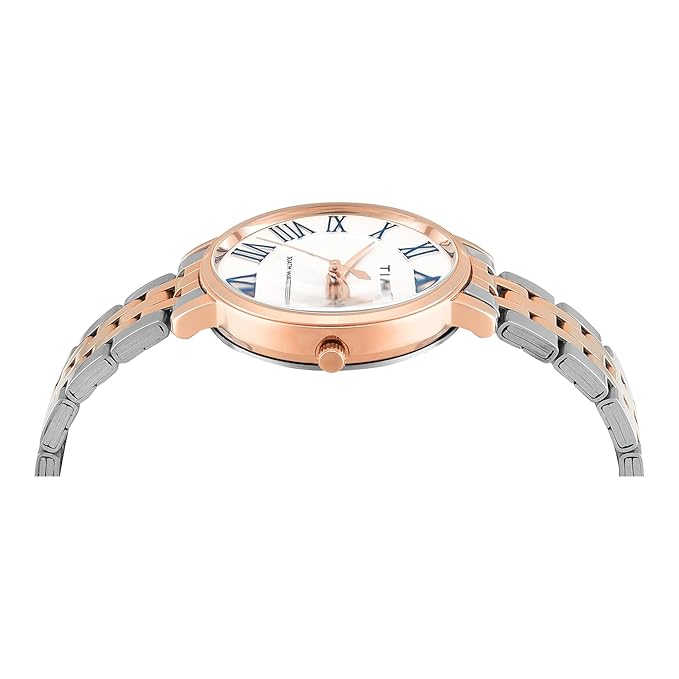 TIMEX Analog Watch for Woman with Round Dial & Water Resistant TWEL19109