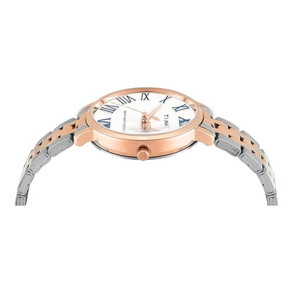 TIMEX Analog Watch for Woman with Round Dial & Water Resistant TWEL19109