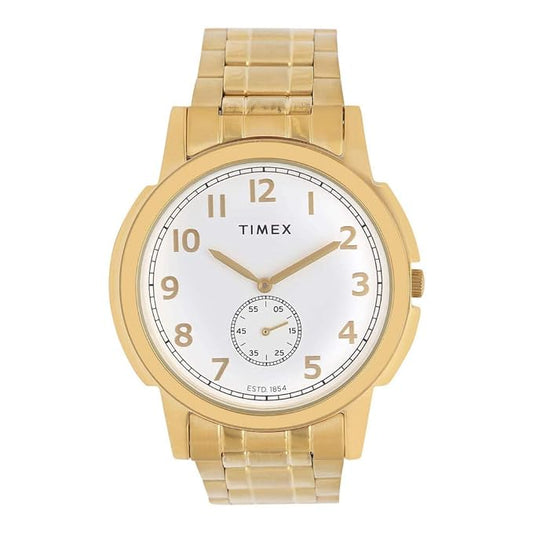 Timex Analog White Dial Men's Watch-TW000U316