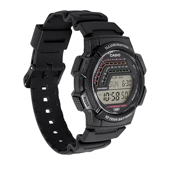 Casio Youth WS-1800-1AVDF Digital Clear Watch Men (A2532)