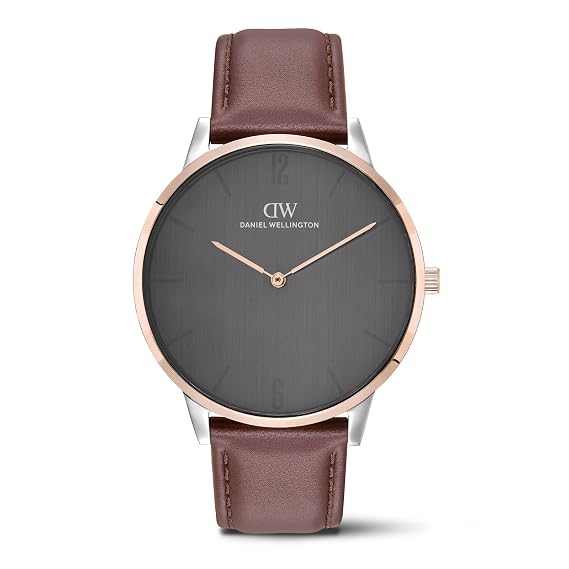 Daniel Wellington Round 42mm Grey Dial Analog Men Watch - DW0DG2000
