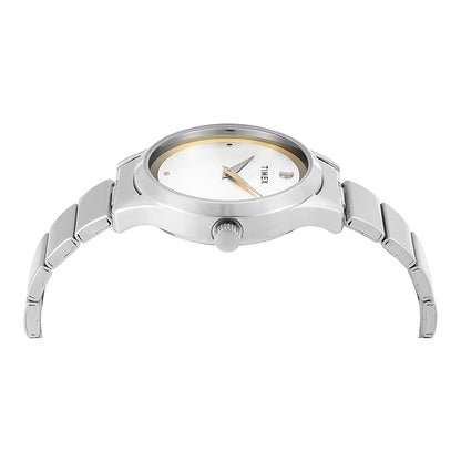TIMEX Trendline Round 32mm Silver Dial Analog Watch  - For Women TWTL13700