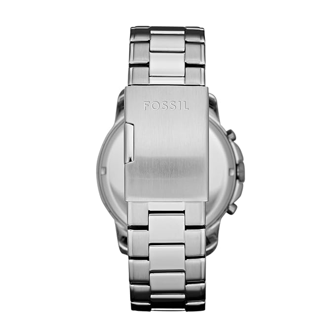 Fossil Grant Silver Quartz Stainless Steel Watch FS4736