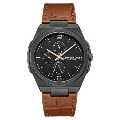 Kenneth Cole Quartz Multifunction Black Dial Watch for Men ntkcwgf0016201mn
