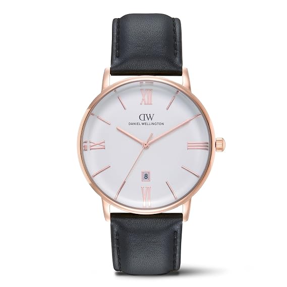 Daniel Wellington Round 42mm White Dial Analog Men Watch - DW0DG1802