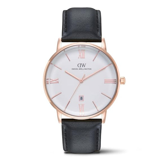 Daniel Wellington Round 42mm White Dial Analog Men Watch - DW0DG1802