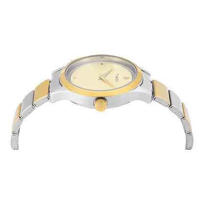 Timex Trendline Round 32mm Champagne Dial Analog Women Watch - TWTL13701