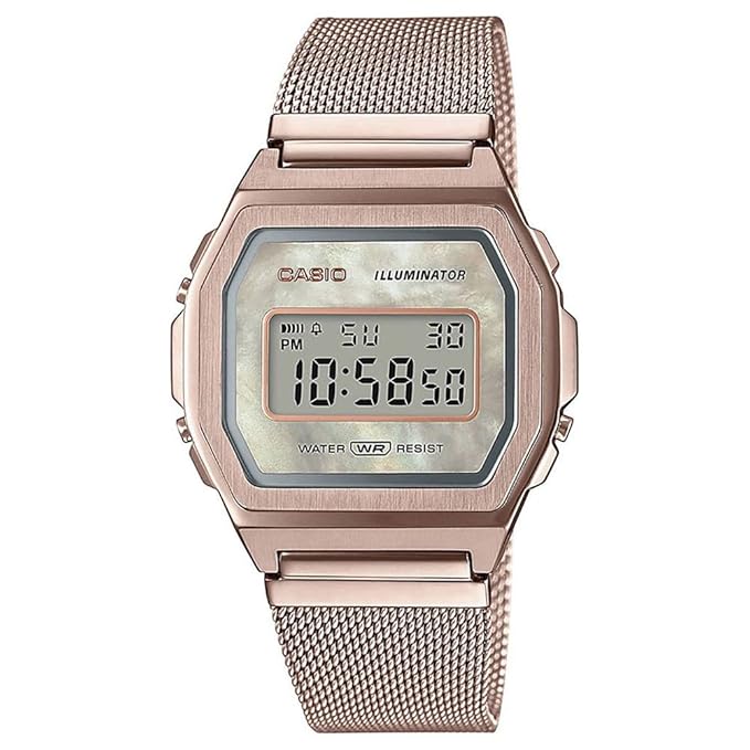 Casio Digital Unisex Watch (Dial Colored Strap) - D195
