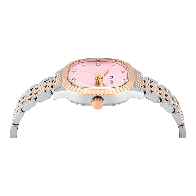 TIMEX Trendline Square 29mm Pink Dial Analog Women Watch - TWEL27302