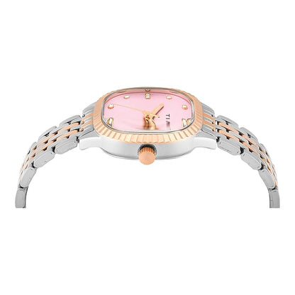 TIMEX Trendline Square 29mm Pink Dial Analog Women Watch - TWEL27302