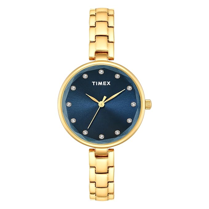 Timex Trendline Round 21mm Green Dial Analog Women Watch - TWEL21701
