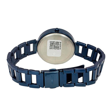TIMEX Trendline Round 35mm Blue Dial Analog Watch  - For Women TW000X268