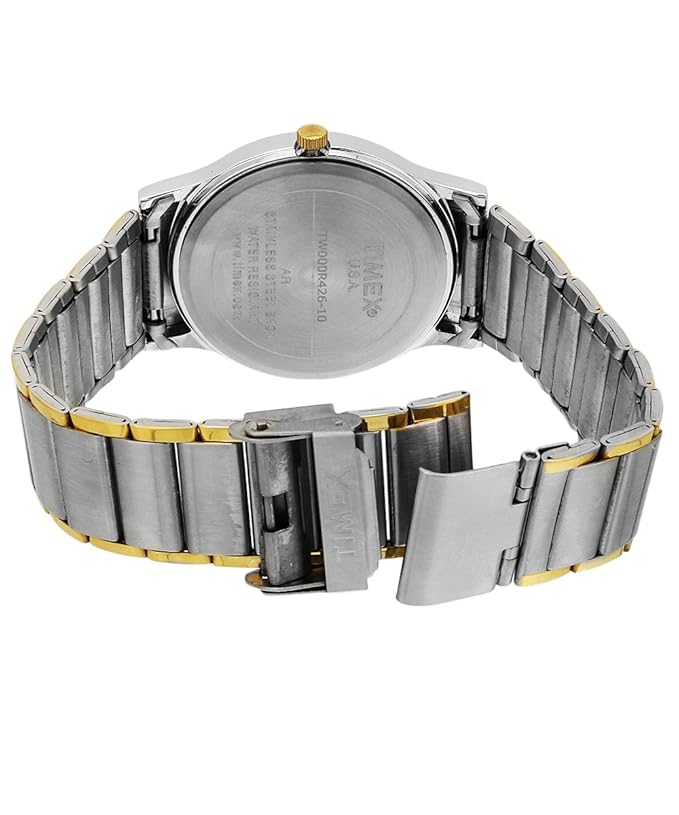 Classics Men Quartz Beige Dial Analog Stainless Steel Watch TW000R426