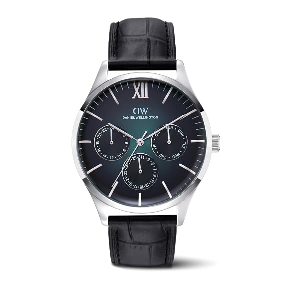 Daniel Wellington Round 41mm Teal Dial Analog Men Watch - DW0DG2400