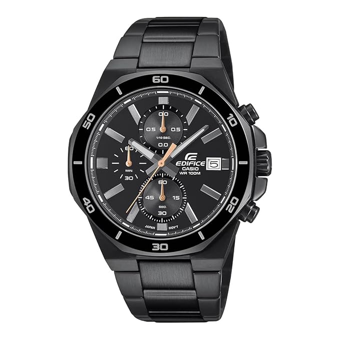 Casio Edifice EFV-640DC-1AVUDF Analog Black Dial Men (ED638)
