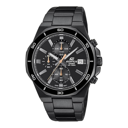 Casio Edifice EFV-640DC-1AVUDF Analog Black Dial Men (ED638)
