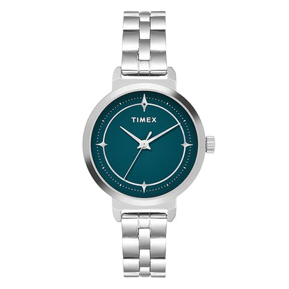 TIMEX Analog Watch for Woman with Round Dial & Water Resistant TWTL14200