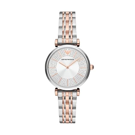 Emporio Armani Stainless Steel Analog Silver Dial Women Watch-AR11537