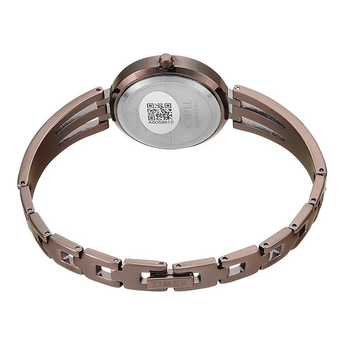 TIMEX Brown Round Dial Analog Women's Watch - TWTL10324