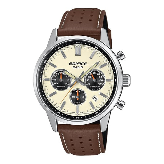 Casio Edifice EFR-575L-7ADF Analog Cream Dial Men (ED657)