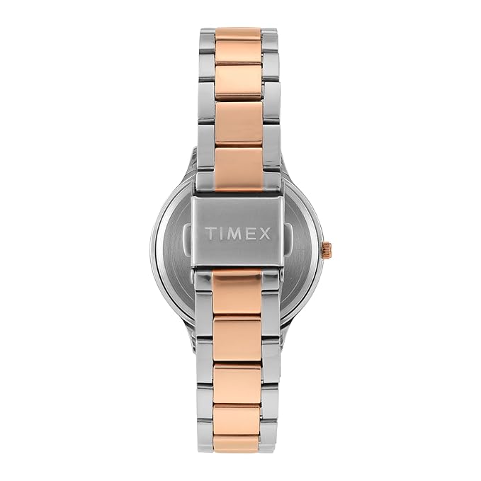 Timex Trendline Women Quartz Pink Dial Analog Stainless Steel Watch TWTL12114