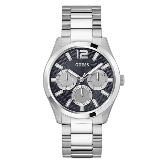 GUESS Men Navy Blue Round Dial Analogue Watch- GW0707G1