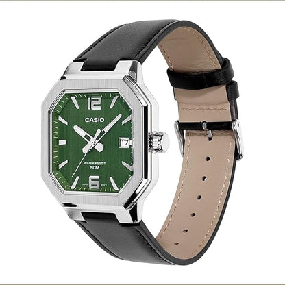 Casio Enticer Men MTP-B195L-3AVDF Analog Green Watch Men (A2528)
