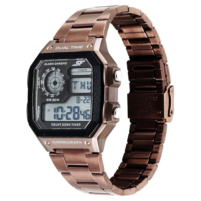 Sonata Festive Hexa Metal Refresh Quartz Analog Multicolor Dial Watch for Men 77134PM05W