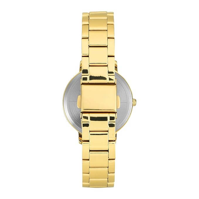 TIMEX Champagne Round Dial Analog Women's Watch - TWEL15829