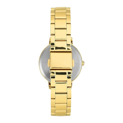 TIMEX Champagne Round Dial Analog Women's Watch - TWEL15829