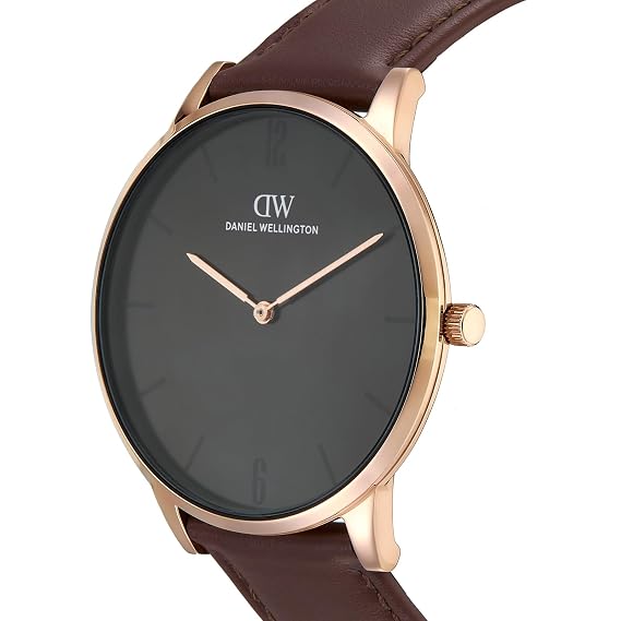 Daniel Wellington Round 42mm Black Dial Analog Men Watch - DW0DG2001