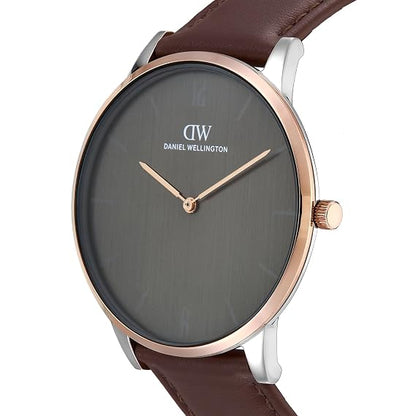 Daniel Wellington Round 42mm Grey Dial Analog Men Watch - DW0DG2000