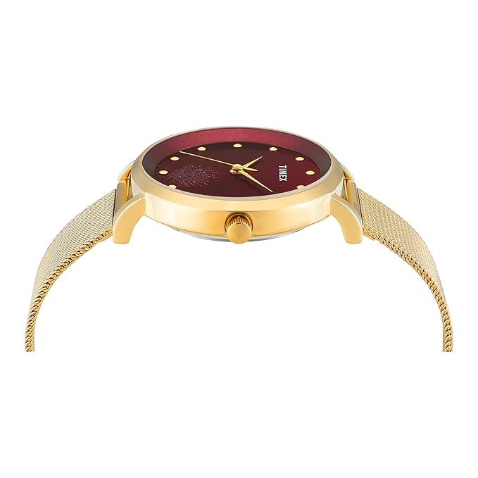 TIMEX Analog Watch for Woman with Round Dial & Water Resistant Women's Wrist Watches - TWEL12923
