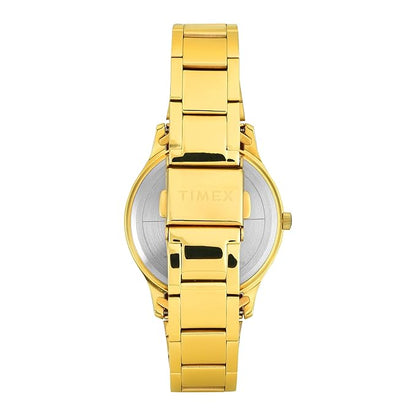 Timex Trendline Women Quartz Green Dial Multi-Function Stainless Steel Watch TW000Q821