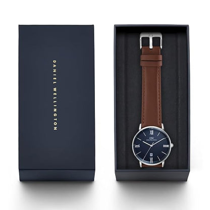 Daniel Wellington Round 42mm Blue Dial Analog Men Watch - DW0DG1800