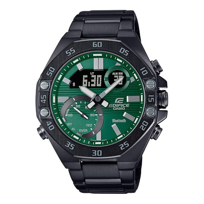 Casio Edifice Bluetooth Connect Analog-Digital Green Dial Men ECB-10DC-3ADF (ED526)