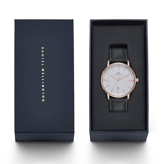 Daniel Wellington Round 42mm White Dial Analog Men Watch - DW0DG1802