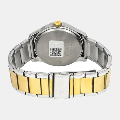 TIMEX Men's Green Round Chronograph Stainless Steel Watch TW0TG7623-EX