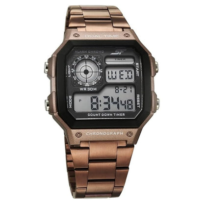 Sonata Festive Hexa Metal Refresh Quartz Analog Multicolor Dial Watch for Men 77134PM05W