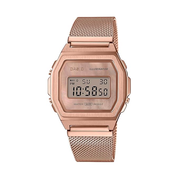 Casio Digital Unisex Watch (Dial Colored Strap) - D196