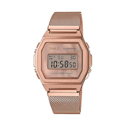 Casio Digital Unisex Watch (Dial Colored Strap) - D196