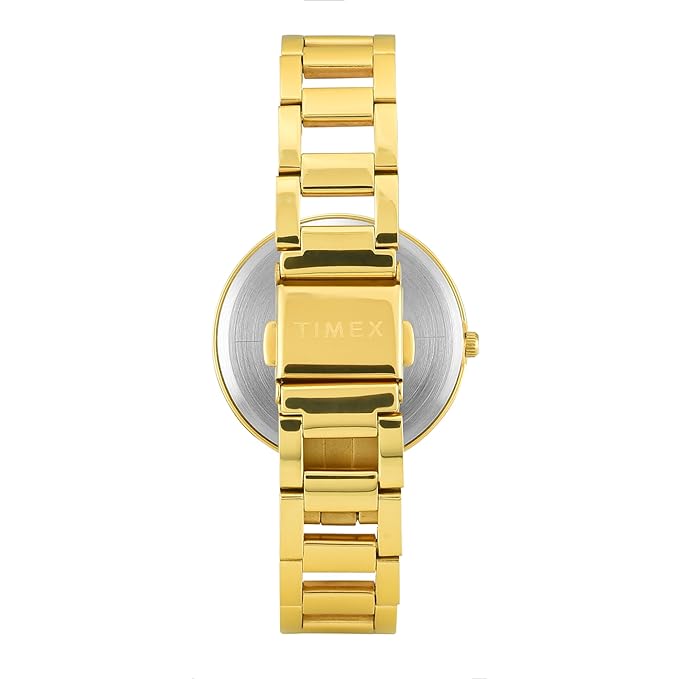 TIMEX Analog Watch for Woman with Round Dial & Water Resistant Women's TW000X273